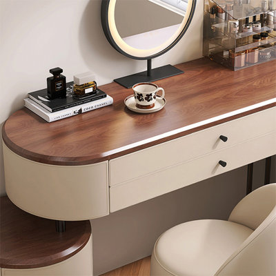 Makeup Vanity with Light mirror,5 drawers