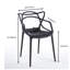 Chaise en plastique 4 pièces-939564766