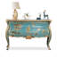 Console rectangulaire en bois manufacturé bleu massif-343018966