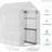 Walk-In Greenhouse, Outdoor Portable Plant Flower Growing Warm House With Roll-Up Door And 4 Shelves
