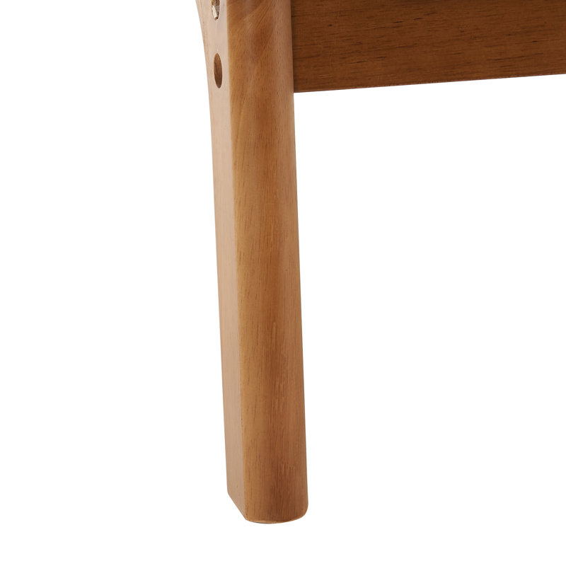 Lemley Solid Wood Upholstered Armchairs , White Polyester