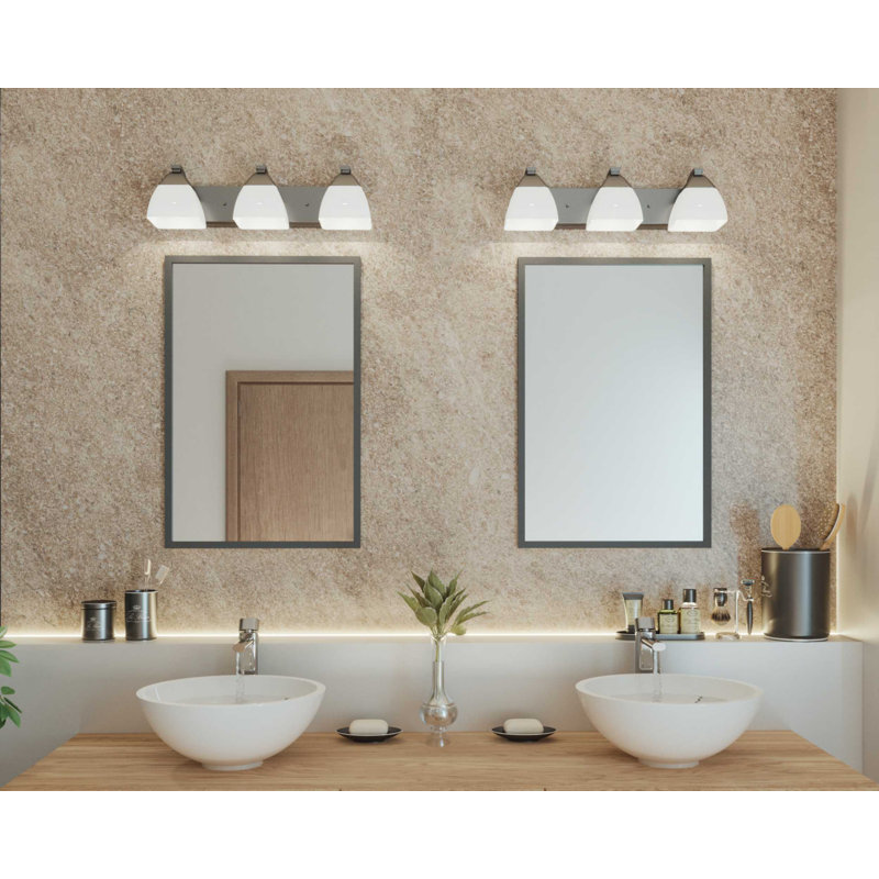 Nason 3 - Light Dimmable Vanity Light, Brushed Nickel
