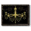 Golden Chandelier, reproduction sur toile encadrée-523244851-523244848