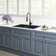 KRAUS Forteza™ 33" L Dual Mount 50/50 Double Bowl Granite Kitchen Sink