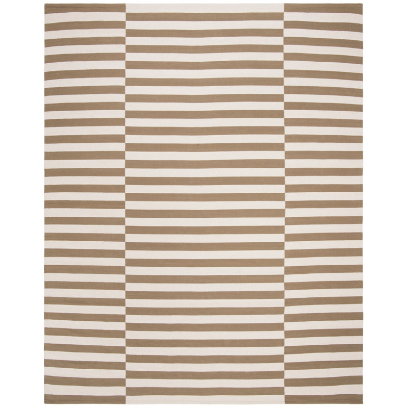 Tapis en coton tissé à plat et sépia Lauren Ralph Lauren Ludlow, Rectangle 8 pi x 10 pi