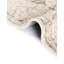 Tapis beige rond à motif floral Levi-478057418