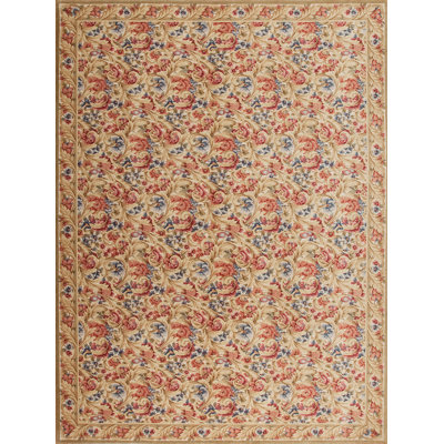 Savonnerie One-of-a-Kind 9' x 12' Hand Knotted Area Rug