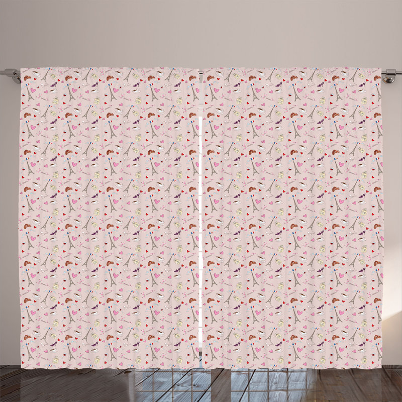 Semi Sheer Curtain Pair