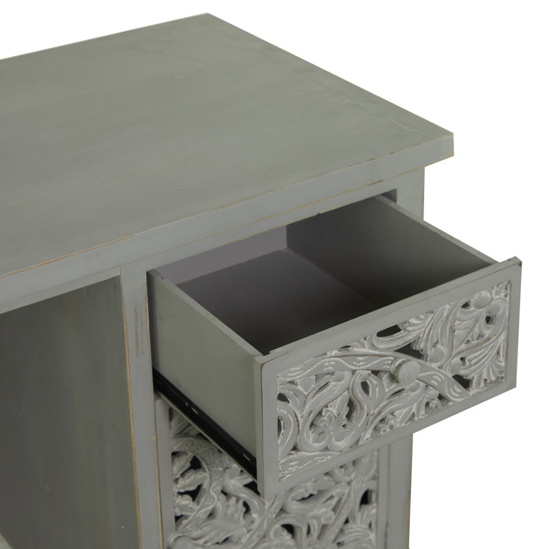 Bureau traditionnel en bois, Gris