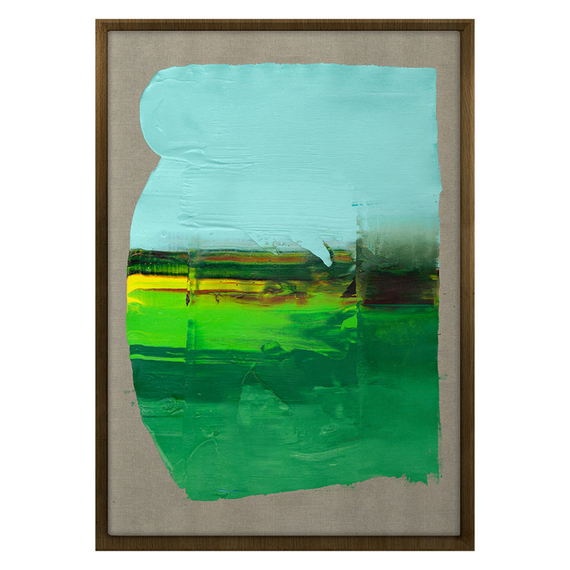 Blur 32 Print by Ngo, PC, Gold Framed Canvas, 40" H x 28.5" W