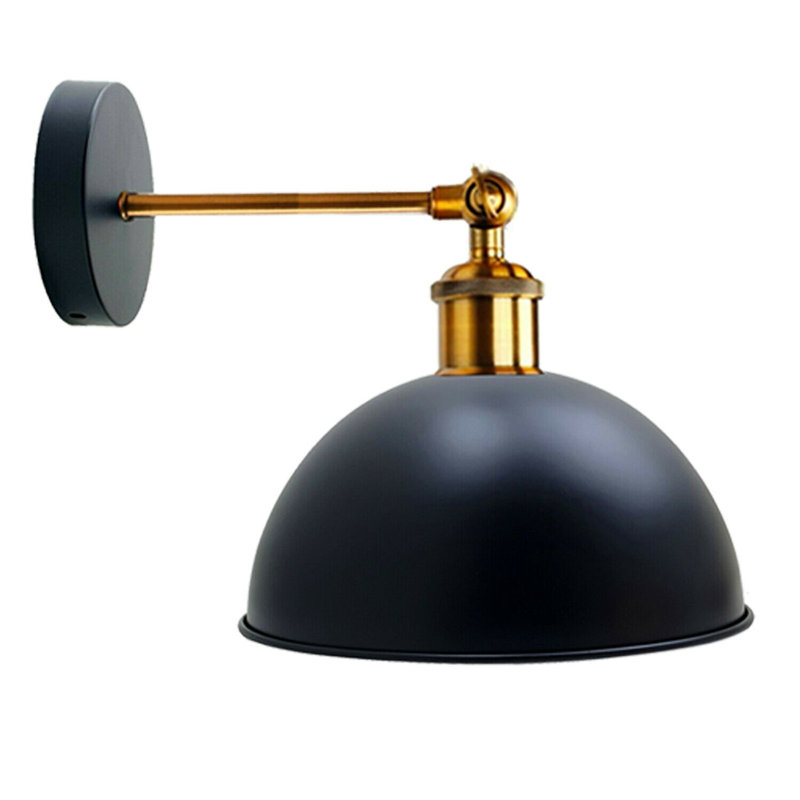 Winsett Swing Arm Sconce, Black