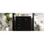 Meuble-lavabo de 36 pouces avec lavabo en céramique, structure en bois massif, charnières, rangement, rangement spacieux pour les produits, style rétro, poignée en métal exquis, glissière à tiroir lisse, lavabo polyvalent de 36 po-371417105