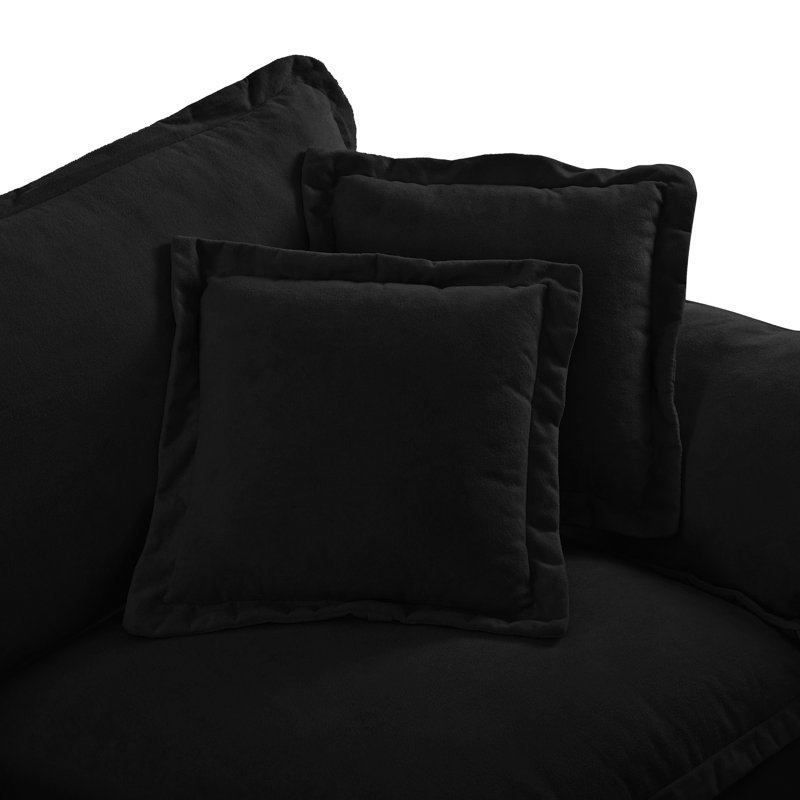 Sailboat-Inspired Cloud Modular Sofa With Movable Ottomans