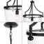 Luminaire suspendu simple à 1 lumière Aarren-798090598