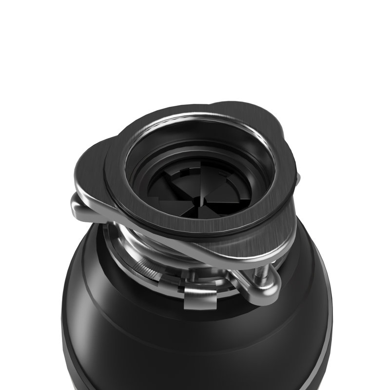 Broyeur à déchets à alimentation continue 1-1 / 4 HP Karran pour éviers de cuisine avec cordon d'alimentation et accessoires inclus