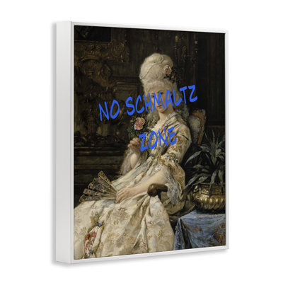 Iconic No Schmaltz Zone, estampe numérique, conception signée Grotto Studios