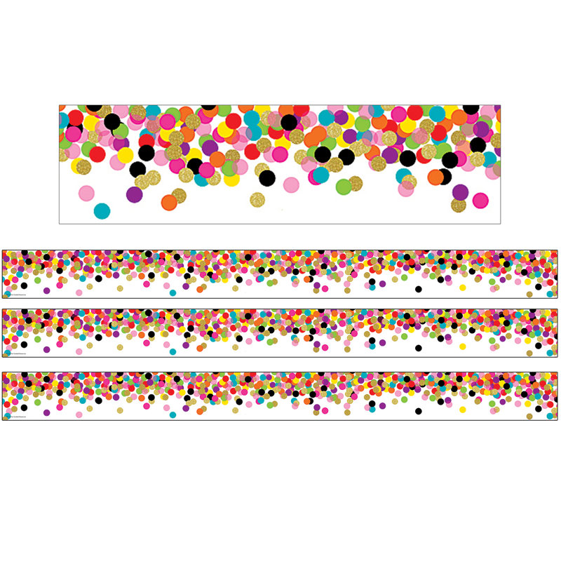 Bordure confetti droite