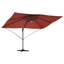 Roma Parasol with LED Strip Lights Aluminium and Polyester Garden Shade-515771274-515771279