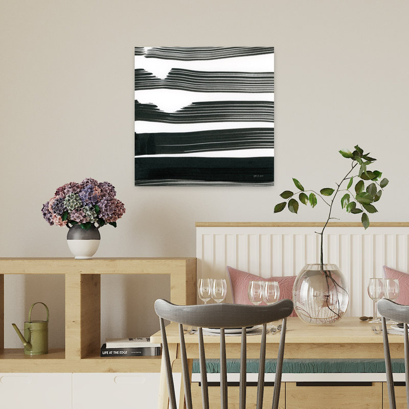 Negative Space VI Abstract Contemporary Wall Art, 18" H x 18" W