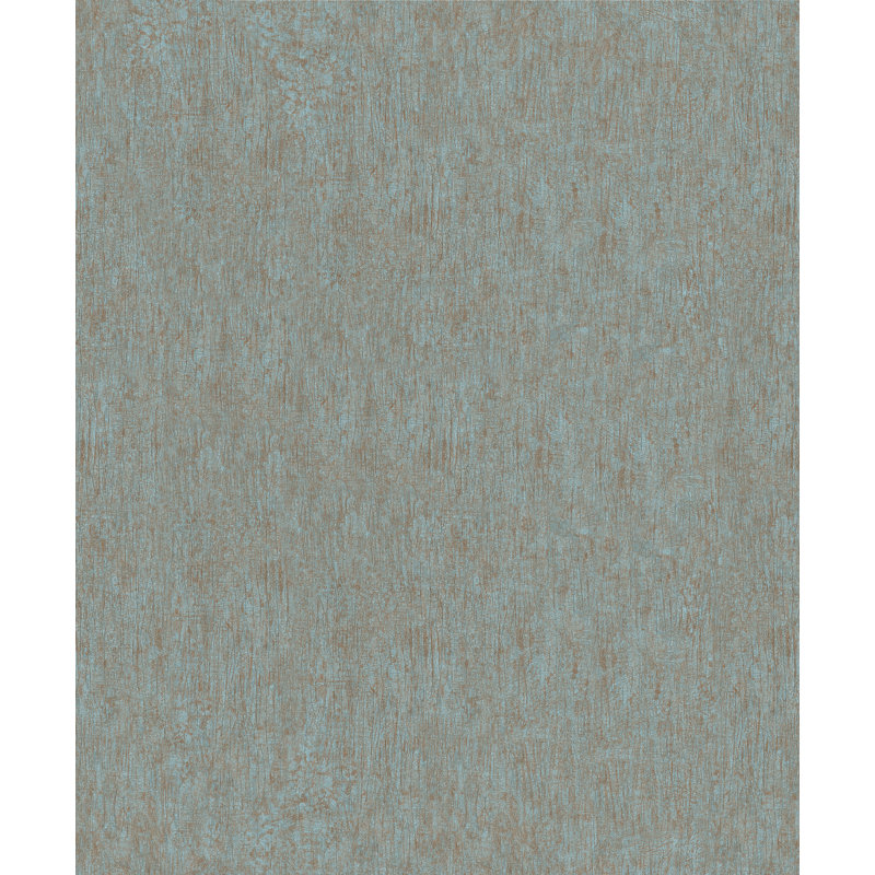 Papier peint vieilli sarcelle Dustan, Bleu