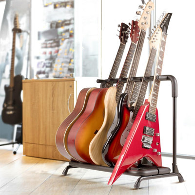 Support multi-guitare: support de support pour support de guitare 5 supports
