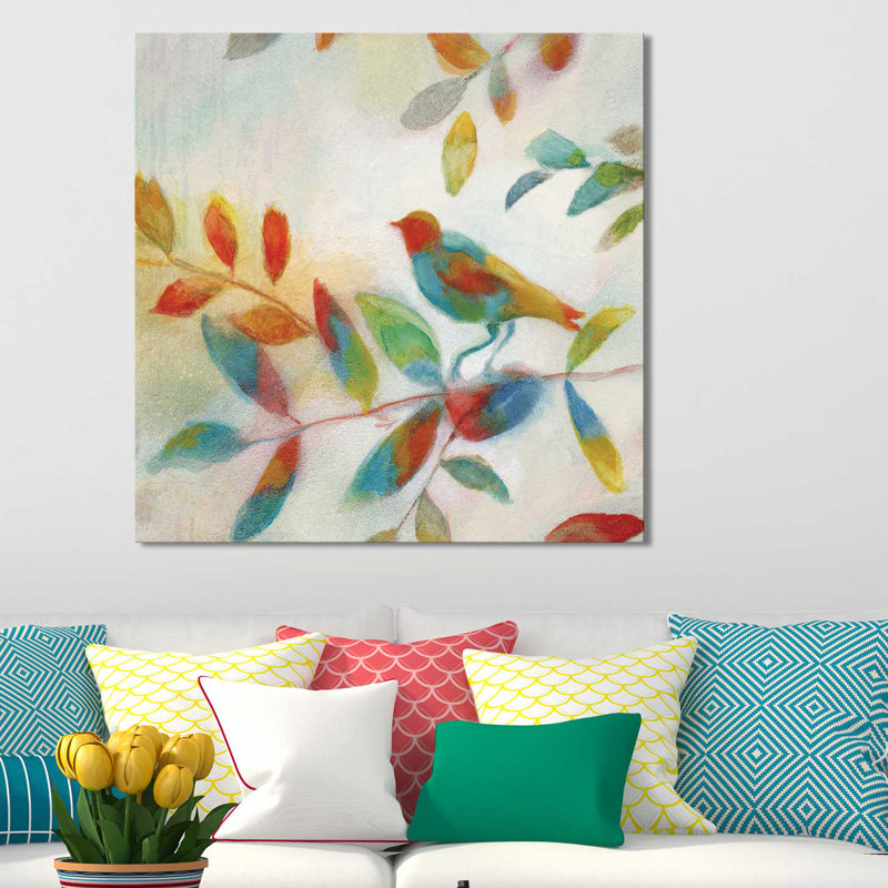 «Sausalito Summer II», reproduction de peinture acrylique, H 18 po x l 18 po x P 1 po, Toile tendue