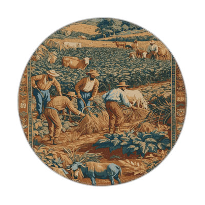 Tapis turc intérieur et extérieur brun