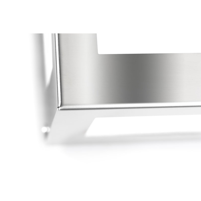 LED Outdoor Armed Sconce, Light Grey