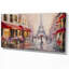 Photographie de toile Cityscape Lovers Paris Eiffel Tower - Lovers in Paris-29506709