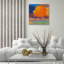 Winston Porter «Orange Maple» par Mike Kelly, art mural en verre acrylique, ACR-30558-1926167046
