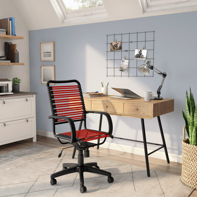 Chaise de travail pivotante à hauteur réglable de 23 po Rossini