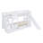Castle Style Bunk Bed with with 2 Drawers 3 Shelves and Slide -256668420-256668423