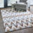 2’X3’ Gray Ikat Pattern Scatter Rug