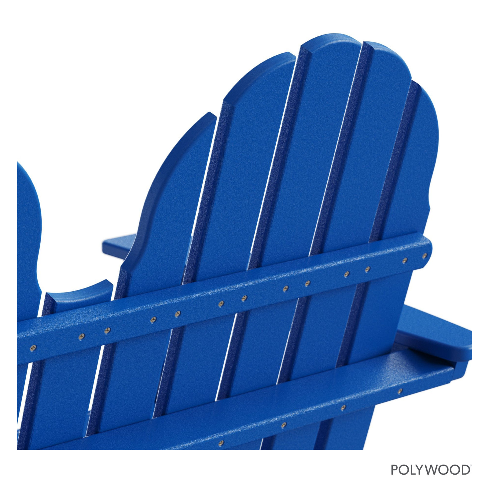POLYWOOD® Vineyard 50" Patio Bench, Pacific Blue