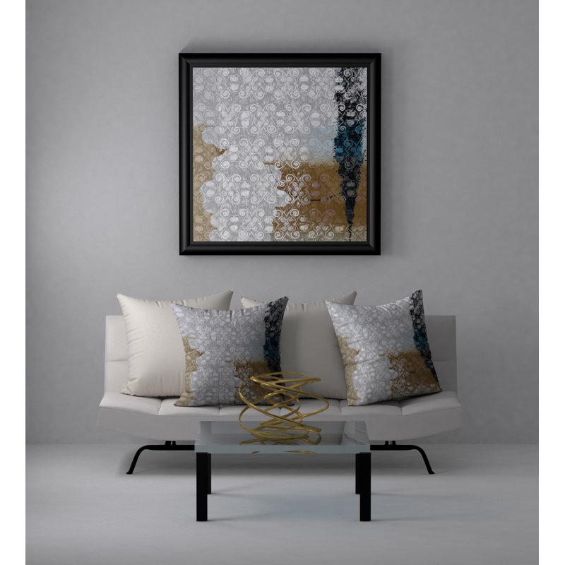 Housse de coussin carrée/insert, 18 po x 18 po