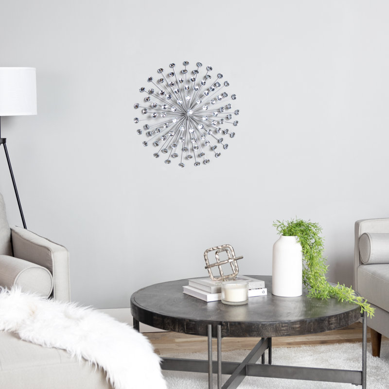 Décoration murale Burst, Argent