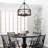 Dodson 17.72 in. 4-Light Drum Farmhouse Chandelier for Dining Room Kitchen Bedroom Foyer-1206375577