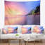 Plage de polyester avec tapisserie ciel coloré avec accessoires suspendus inclus-28500421