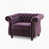 Velours mauve foncé est en rupture de stock