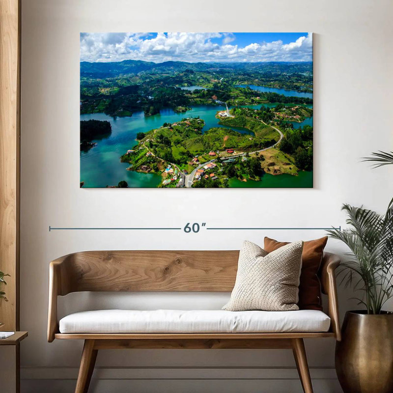 Vue aérienne de Nicci Medellin, H 32 po x l 48 po