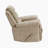 Rosalee 41" Modern & Contemporary Recliner - Textured Microfiber Swivel Glider Recliner with Comfortable Padding and Effortless Pull-Handle Reclining Mechanism.-574307389