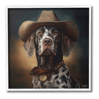 CowboyDalmatianPortraitGicleeArtbyRB