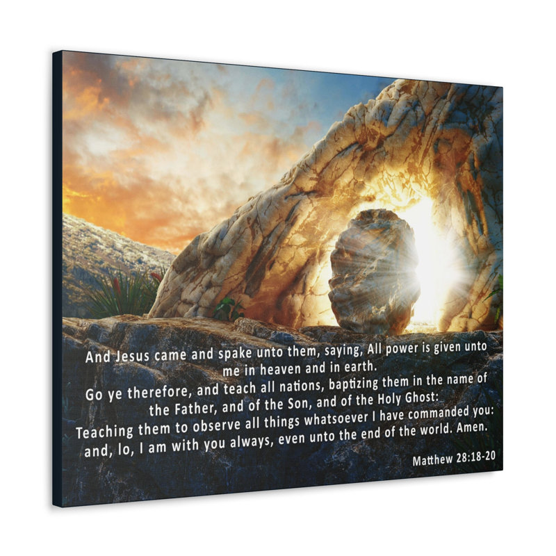 No Frame Print on Canvas, 27.9cm H x 35.6cm W