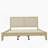 Solid Wood Platform Bed With Rattan-1875252785