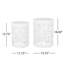 Ensemble de 2 tables de bout Modern Modern | Idée de cadeau-832642690-832642688