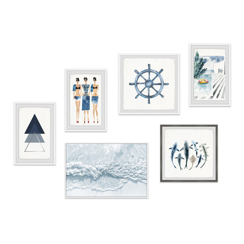 Tous a Bord Hexaptych