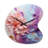 Whirling Dreamscape - Drop Shape Large Abstract Spirals 3D Wall Clock-106127620