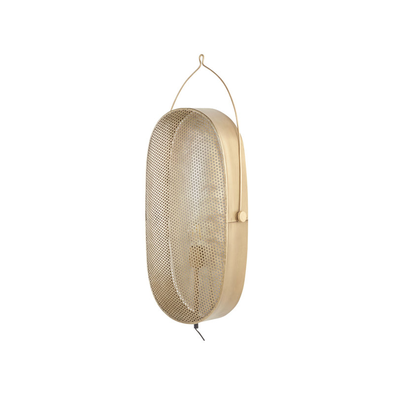 Aniah Iron Plug-in Flush Mounted Sconce