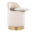 Tabouret de coiffeuse contemporain avec base pivotante et rangement caché-1727685689-1727685690