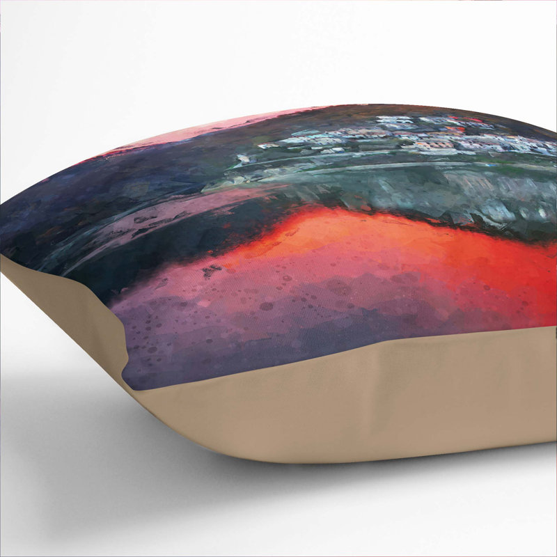 Square Cushion, 40cm H x 40cm W x 15cm D, Stone